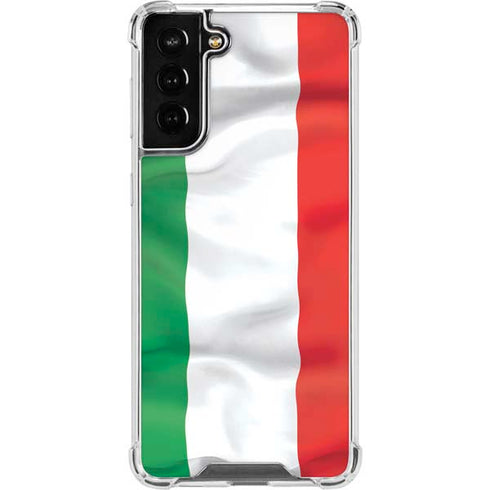 Italy Flag Galaxy S22 Plus Clear Case